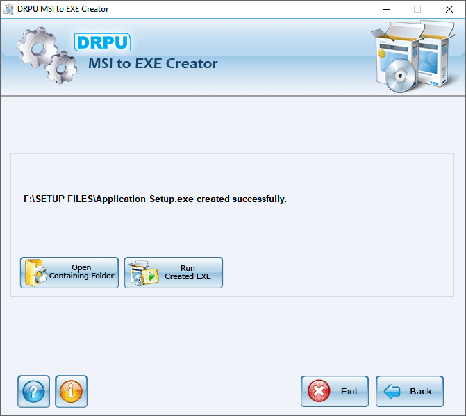 MSI to EXE creator software